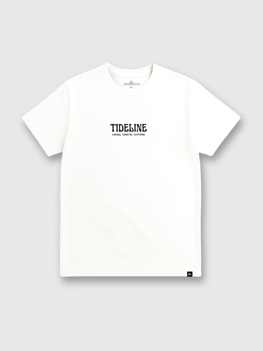 coastal Surf Van Graphic T-Shirt front view white t shirt