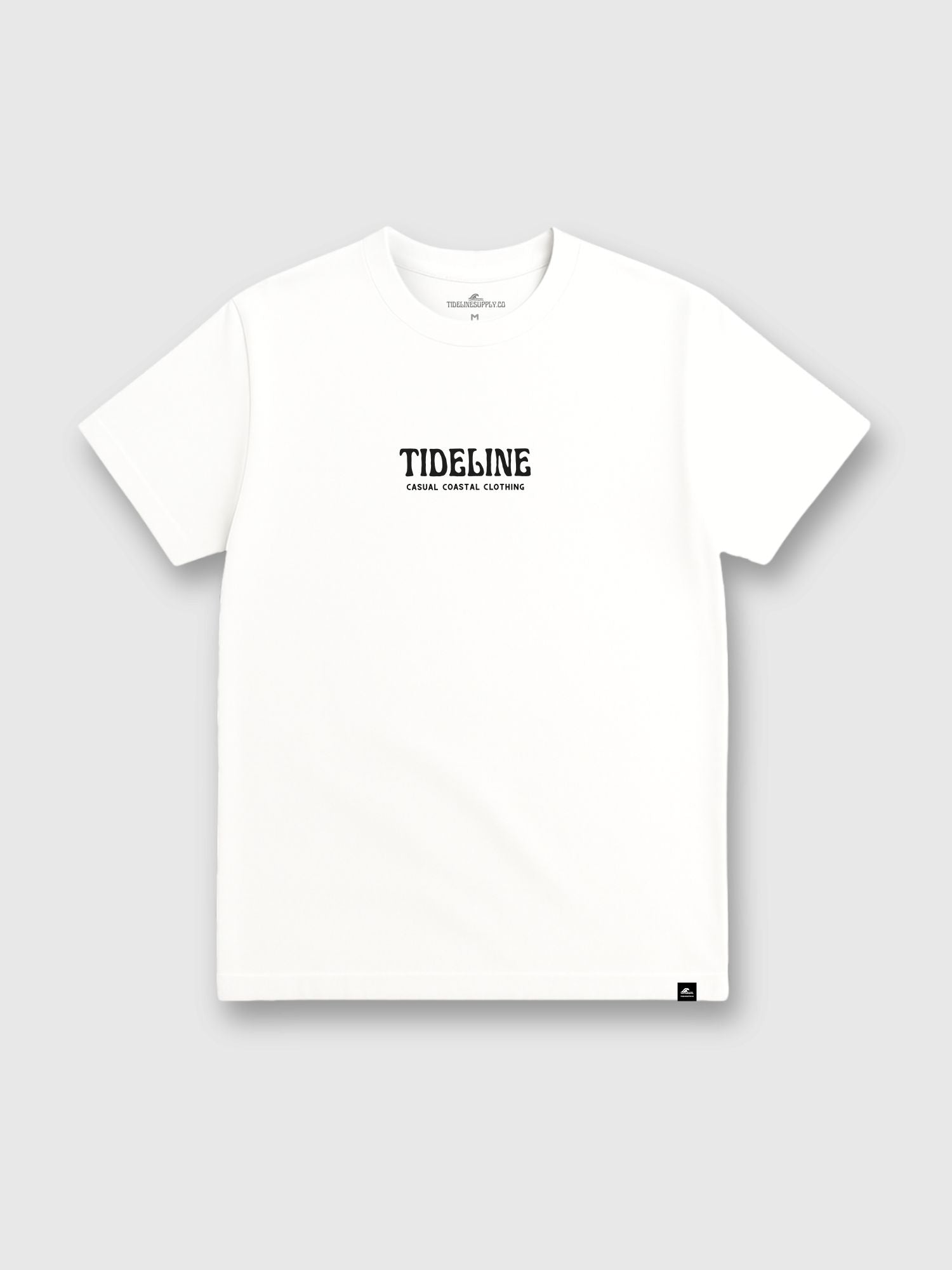 coastal Surf Van Graphic T-Shirt front view white t shirt